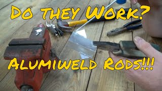 Alumiweld rods from Harbor Freight Do they work Can you easily weld aluminum with just propane [upl. by Onileba]