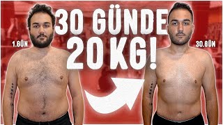 30 GÜNDE 20 KİLO VERDİM [upl. by Hgielah822]