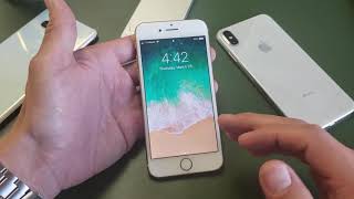 iPhone 8  8 Plus How to Turn off Using the Power Button [upl. by Maybelle]