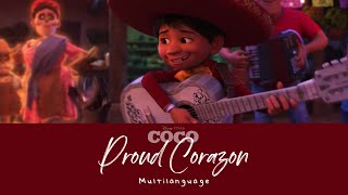 COCO Proud Corazón in 16 languages [upl. by Armelda982]