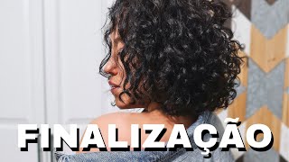 FINALIZAÇÃO CABELO CACHEADO CURTO [upl. by Austreng]