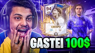 PEGUEI O CRESPO 94 NO OPENING PACK E MITEI 😲 GASTEI 5000 FC POINTS NO FC MOBILE 💸 [upl. by Revart]