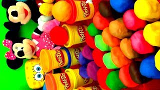 30 Surprise EGGS Playdough Angry Birds Peppa Pig Hello Kitty Toy Story Disney Pixar Cars Kinder toys [upl. by Marilou]