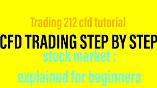 How to Trade CFD  Simple Step By Step Tutorial TRADING 212 [upl. by Vanderhoek270]