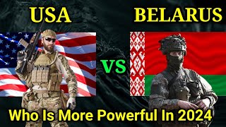 USA Vs Belarus Military Power Comparison 2024  Belarus vs USA Military Power Comparison [upl. by Jandel]