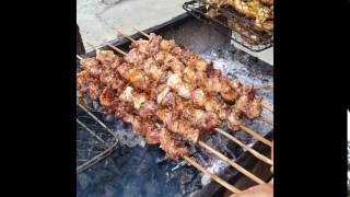 Brochette de viande grillée [upl. by Yak]