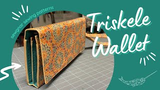 SewGnar Sewing Patterns Triskele Wallet  full updated construction video [upl. by Patterson]