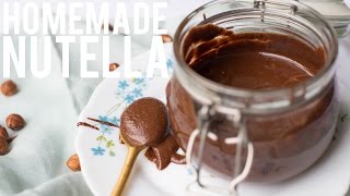 RECEPT Homemade Nutella  OhMyFoodness [upl. by Couq971]