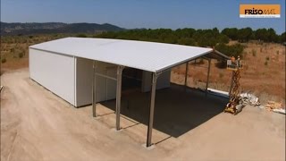 Frisomat prefabricated industrial building in Spain [upl. by Ad]