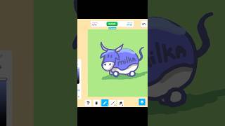 Drawing Milka Cow 🐮 roblox speeddraw milka drawing [upl. by Adierf]