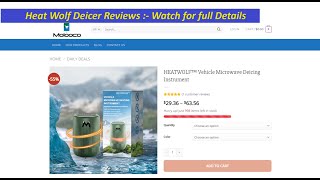 Heat Wolf Deicer Reviews  Watch for full Details  Heat Wolf Deicer  heatwolf  heatwolf deicer [upl. by Gayner]