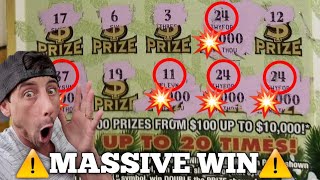 💥⚠️MASSIVE CLAIMER WIN⚠️💥BIGGEST SCRATCH OFF WIN ON YOUTUBE IVE EVER SEENI DID IT [upl. by Bywoods240]