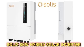 Solis 8kw Hybrid Solar Inverter Review [upl. by Atims]