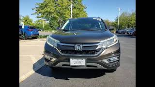 2016 Honda CRV EXL Schaumburg IL 240894D [upl. by Campos]