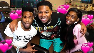 Shamar amp Kayla Nicole Goes On A Blind Date On Deshae Frost Stream [upl. by Woody]