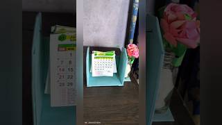 Wall calendar converted into table calendar diyideas [upl. by Marena736]