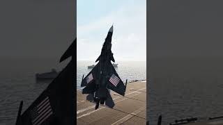 The Su30 Steep Landing on an Aircraft Carrier [upl. by Aciret]