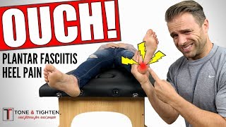 HEEL PAIN  GONE How To Treat Plantar Fasciitis At Home [upl. by Mcclenaghan750]