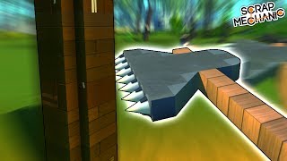 GIANT AXE LOGGING CHALLENGE  Scrap Mechanic Multiplayer Monday [upl. by Sussi904]