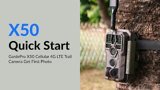 GardePro X50 Cellular 4G LTE Trail Camera Get First Photo [upl. by Hamforrd]