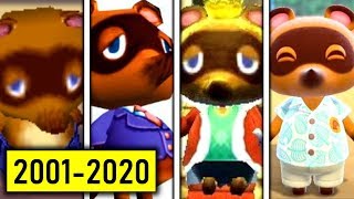 Evolution of Tom Nook 20012020 [upl. by Akiemehs]