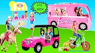 Barbie Pop Up camper Barbie Best 2015 Hot toys compilation  TheChildhoodlife [upl. by Rihat693]