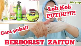 PAKE HERBORIST ZAITUN BISA MENCERAHKAN BADAN Review cara pakai lulur herborist [upl. by Renat]