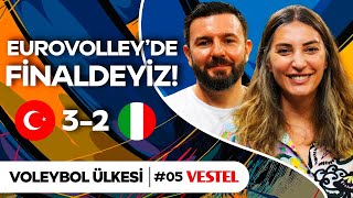 🔴 CANLI YAYIN  2023 Avrupa Voleybol Şampiyonası Yarı Final Türkiyeİtalya  Voleybol Ülkesi 5 [upl. by Abert]