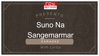 Suno Na Sangemarmar  Youngistaan  Jackky Bhagnani Neha Sharma  FULL KARAOKE with Lyrics [upl. by Loeb214]