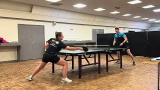 Neil Myatt vs Annie MacDonald Warrington Div 1 League Match 28324 [upl. by Ahsekel]