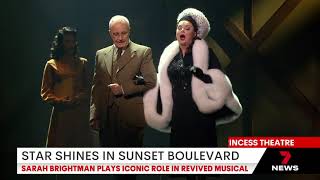 Sunset Boulevard Musical Australia  Opening Night  7 News [upl. by Rebliw]