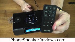 iHome IP9 iPhone Alarm Clock Review [upl. by Eanore]