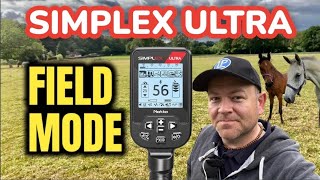 Nokta Simplex Ultra Field Mode  Metal Detecting [upl. by Clotilda]