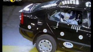 Euro NCAP  Skoda Octavia  2004  Crash test [upl. by Nadeau]