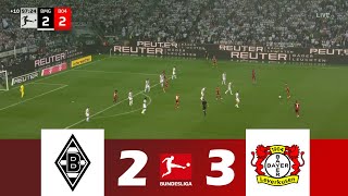 Borussia Mgladbach gegen Bayer Leverkusen 23  Bundesliga 2425  Spielen Höhepunkte [upl. by Aleekahs]