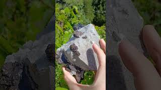 Big Sphalerite Crystals on Quartz Drusy  Delightful geology crystals minerals rocks [upl. by Anailil]