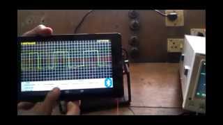 Android OS based Wireless Oscilloscope using ATmega8A [upl. by Roose37]