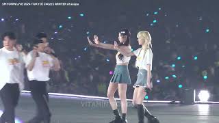 240221 SMTOWN LIVE 2024 SMCU PALACE TOKYO  Ending 빛HOPE  aespa WINTER fancam [upl. by Lenej562]