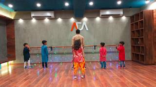 Easy choreography for kids on morni banke [upl. by Ahsiled]