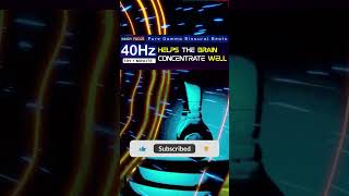 40 Hz Binaural Beats 10 Minutes Sleep Pure Tone Gamma Wave Focus Music Studying Music pure40hz [upl. by Avika]