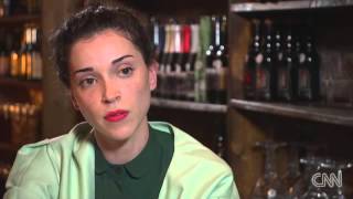 St Vincent CNN Interview [upl. by Cyrill]