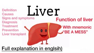 Liver full explanation English [upl. by Dranal]