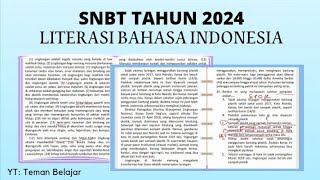 SOALSOAL SNBT 2024 LITERASI BAHASA INDONESIA PART 5 [upl. by Carita]