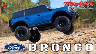 The Blue Ford Bronco 110 Scale by Traxxas  TRX4  Unboxing amp First Drive  Cars Trucks 4 Fun [upl. by Fagan251]