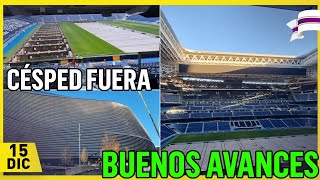 💥 TREMENDA NUEVA PLAZA ⚠️OBRAS del SANTIAGO BERNABÉU 15 Diciembre 2023 [upl. by Rothwell]