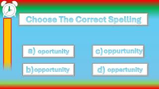 CAN YOU FIND THE CORRECT SPELLING 90 WILL FAIL Commonly Misspelt Words  1 challenge puzzles [upl. by Amand]