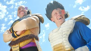 The Saiyan Saga In 5 Minutes Dragonball Z Live Action Sweded  Mega64 [upl. by Eelirak116]