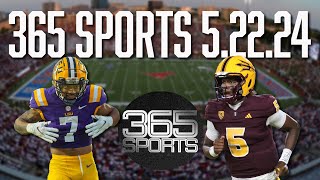 365 Sports Friday Night CFB Schedule Private Equity Big 12 RBs  52224 [upl. by Assenov]