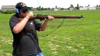 Boy Shooting a 303 British LeeEnfield Rifle [upl. by Lon501]