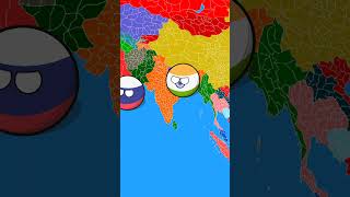 Apocalypse of Empires ⚔️💥 season2 Part4 shorts countryballs mapping nutshell [upl. by Nenerb718]